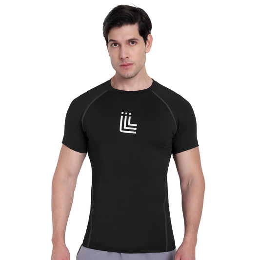 Black Compression T-shirt For Men