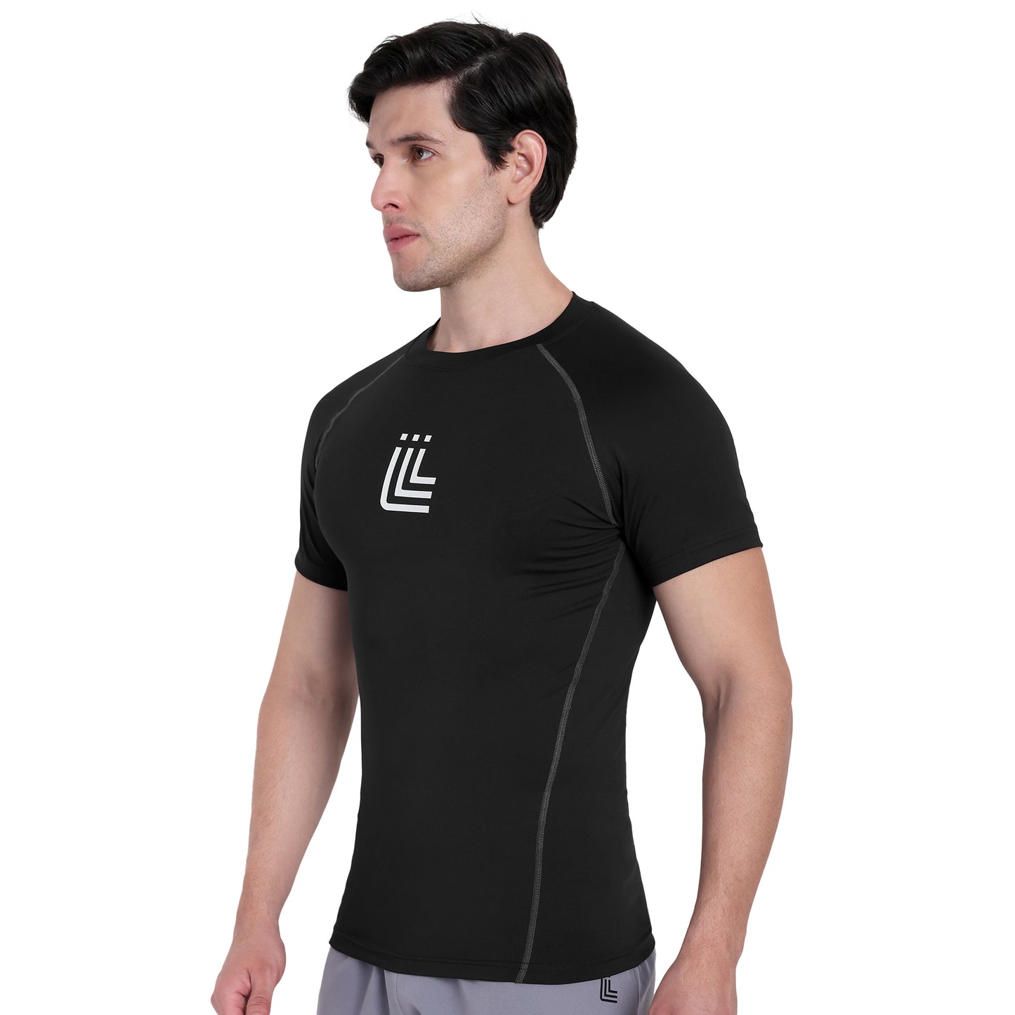 Black Compression T-shirt For Men