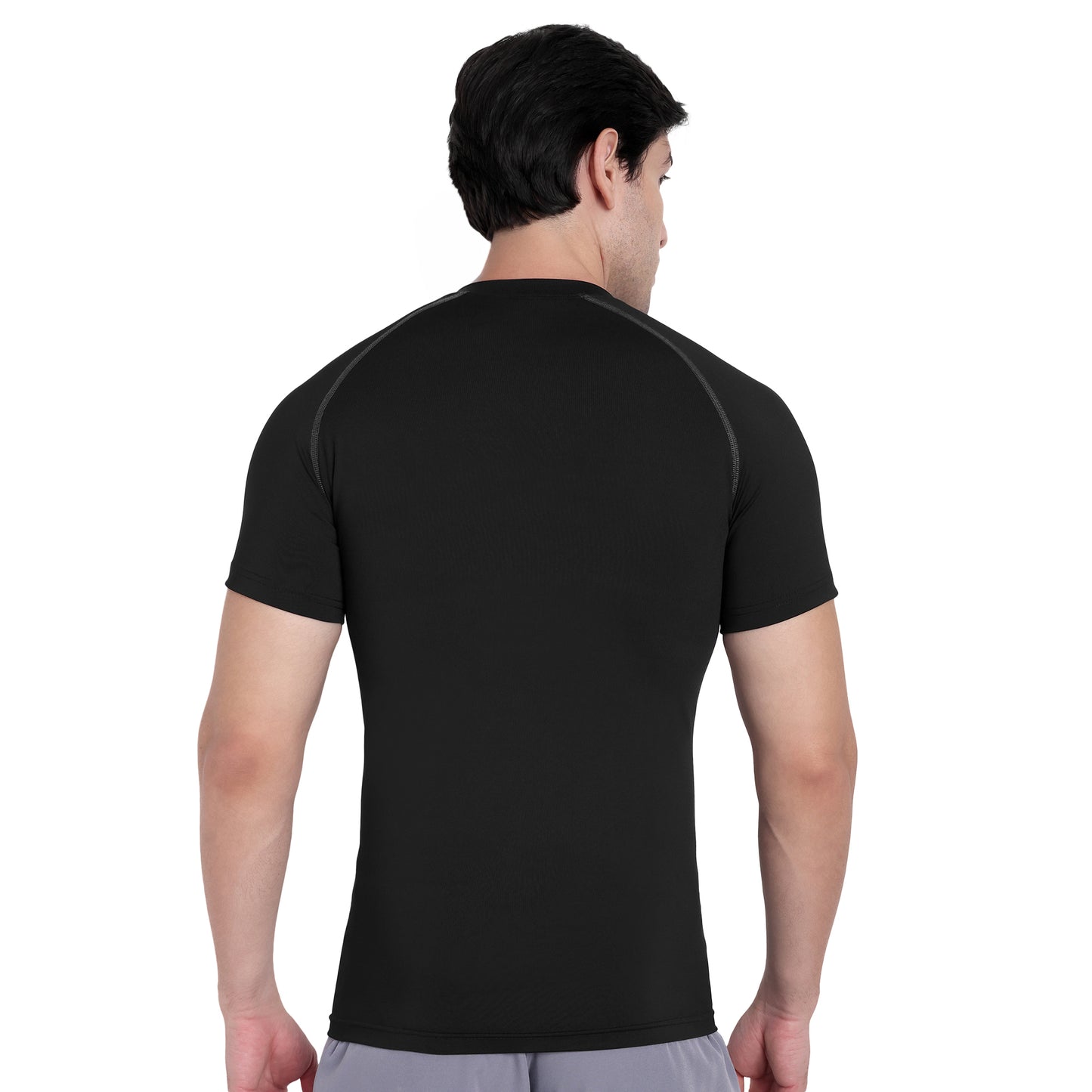 Black Compression T-shirt For Men