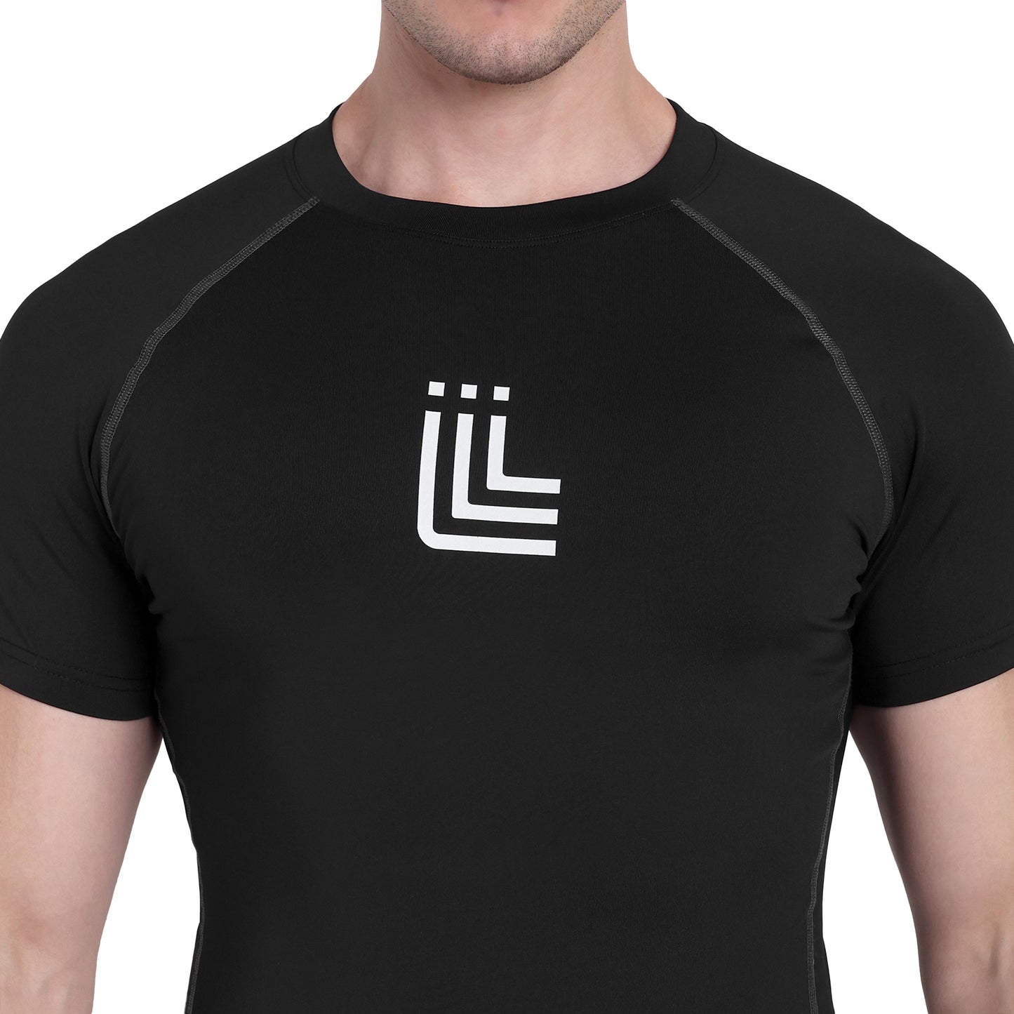 Black Compression T-shirt For Men