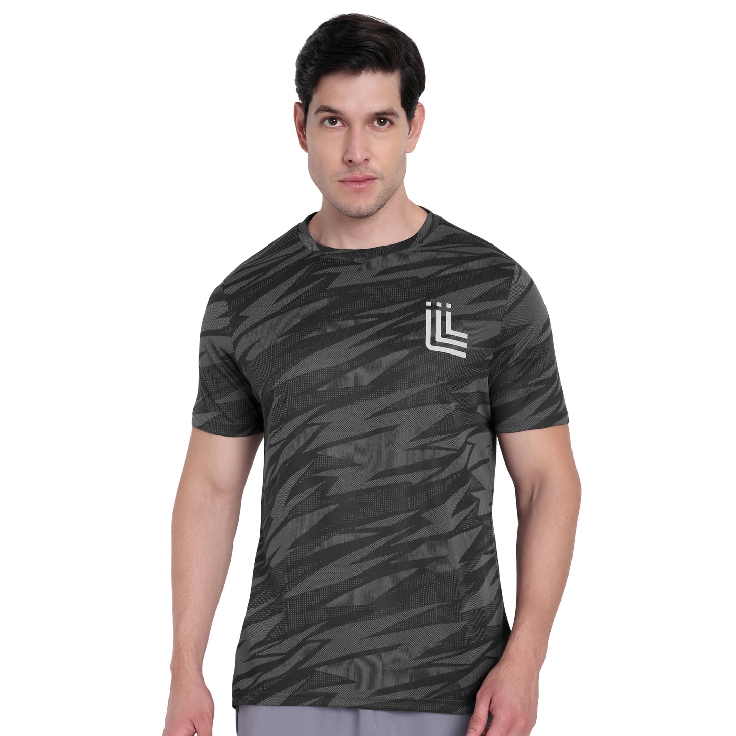 Black & Grey Work-out T-Shirt for Men