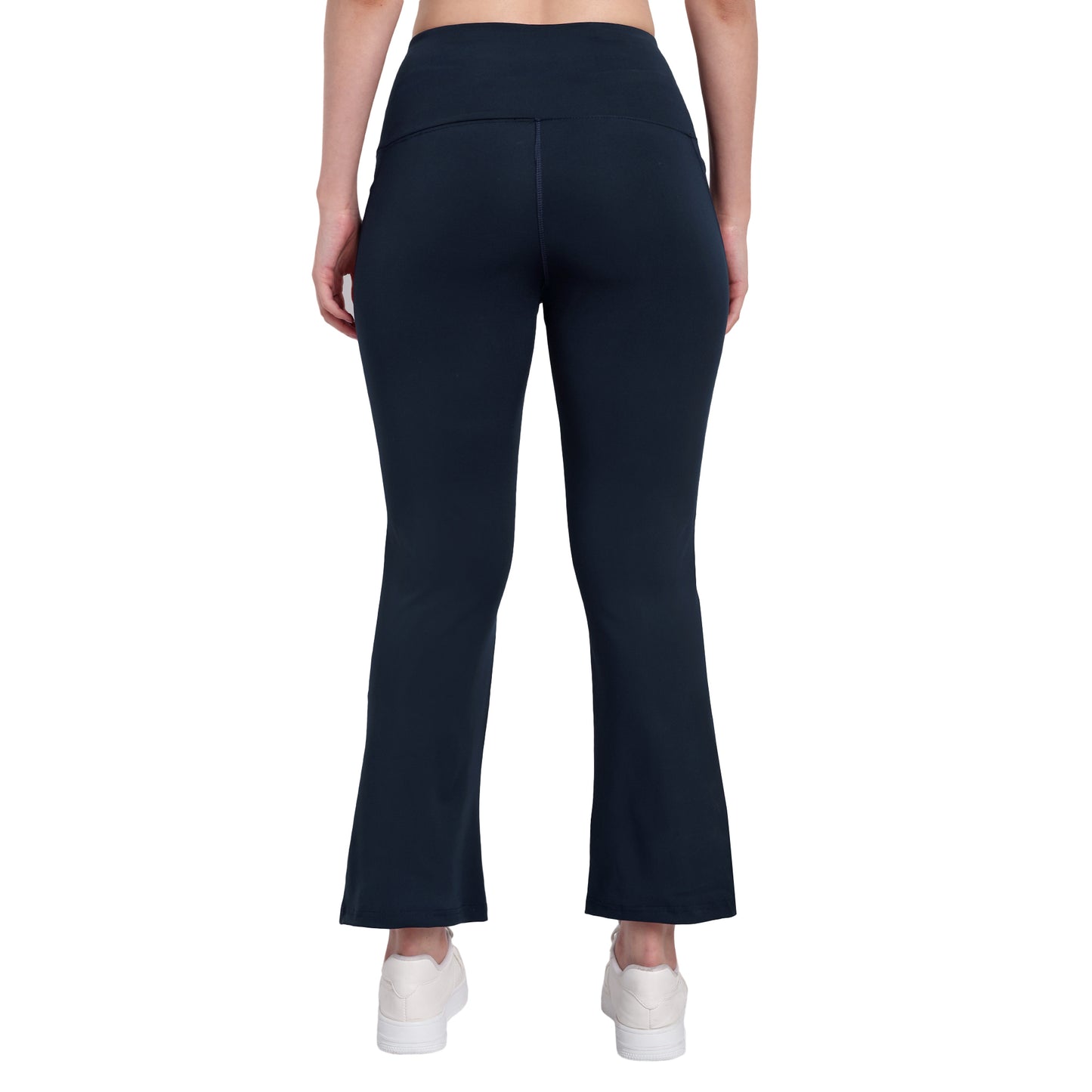 Blue Flare Wide Leg Gym Leggings