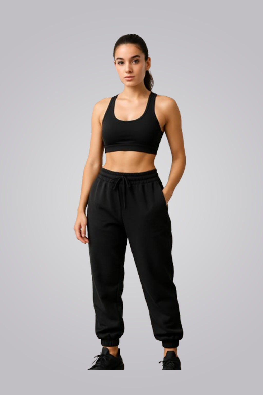 Black Baggy Joggers For Women