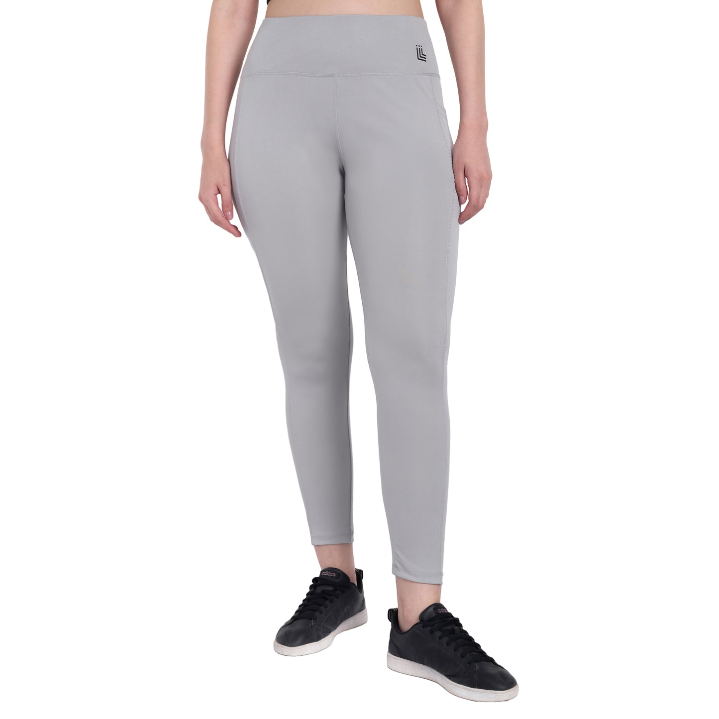 Women Gym Leggings Light Grey