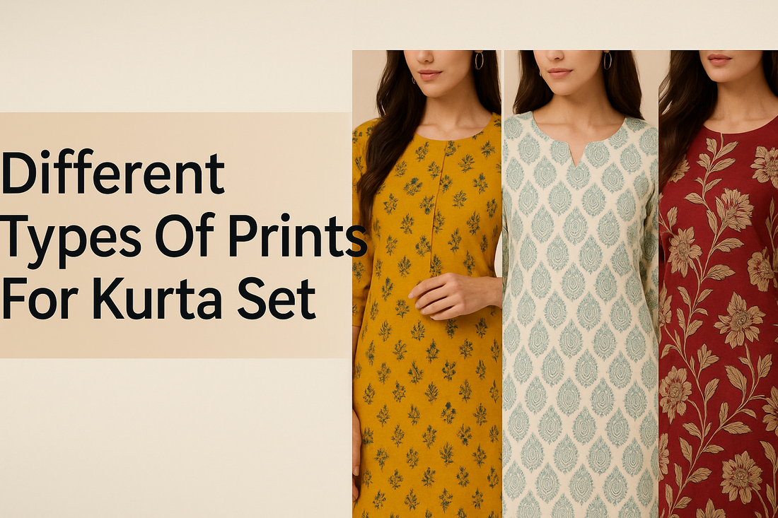 Different Types Of Prints For Kurta Set