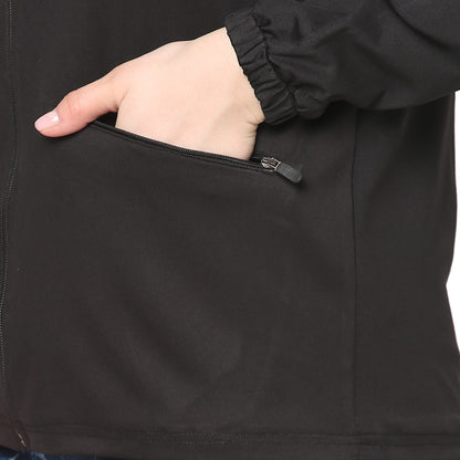 Black Gym Hoodie Jacket For Women
