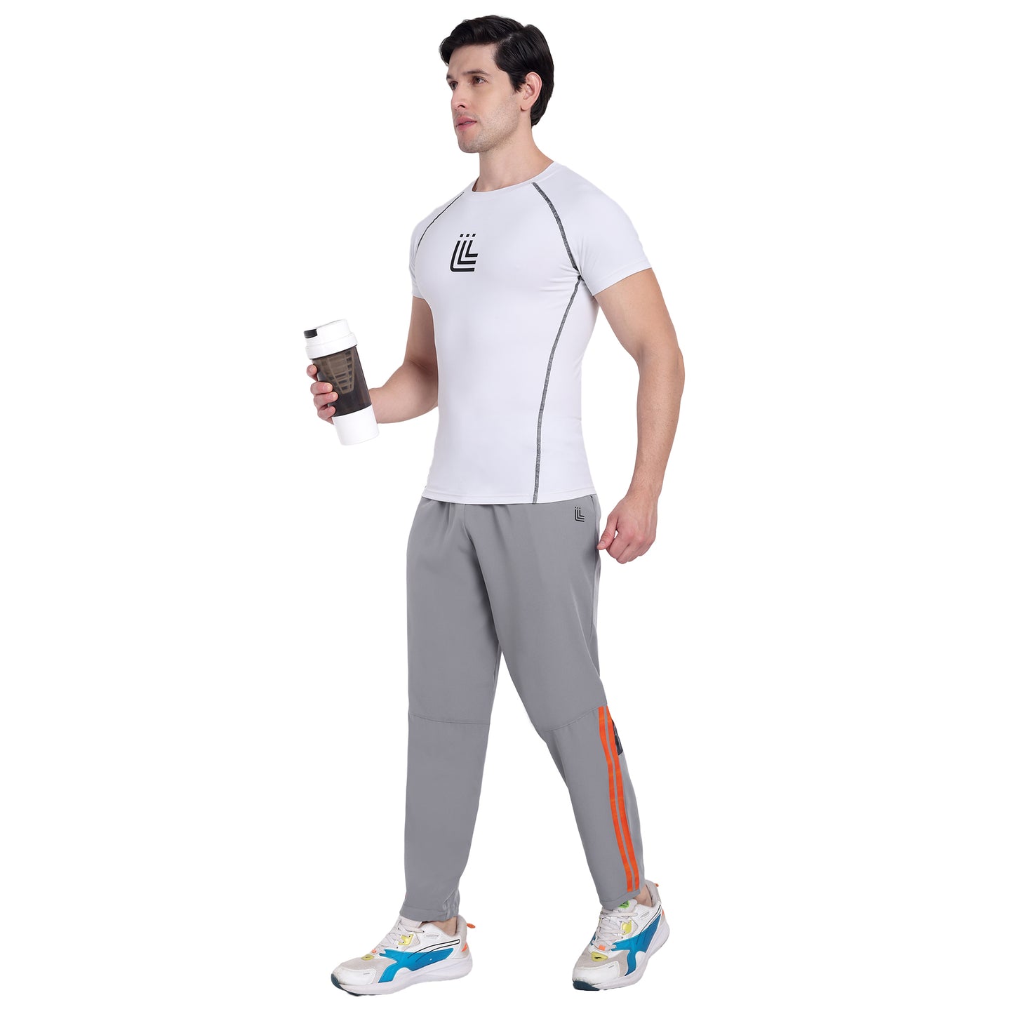 Gym & Sports Track Pant Light Grey For Men