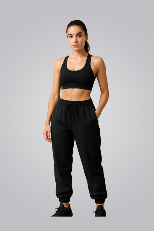 Black Baggy Joggers For Women