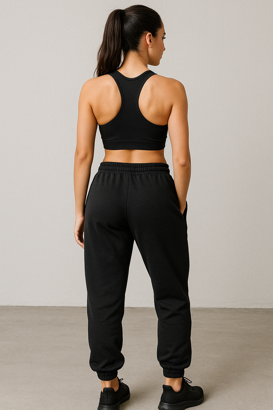 Black Baggy Joggers For Women
