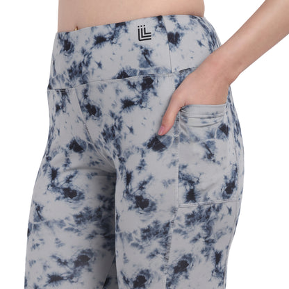 Marble Shade Printed Gym Leggings