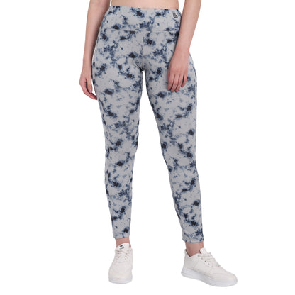 Marble Shade Printed Gym Leggings