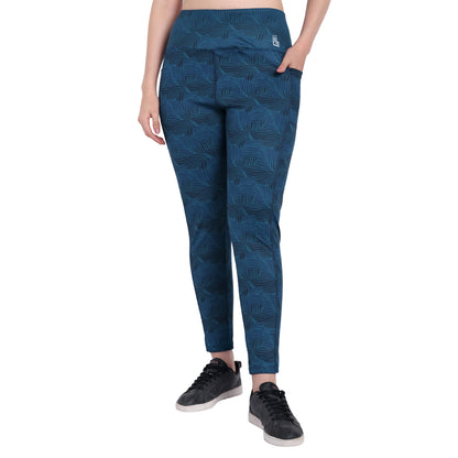 Women Dark Blue Leggings for Gym