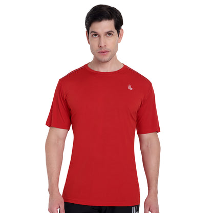Red Rapid Dry Training T-Shirt for Men