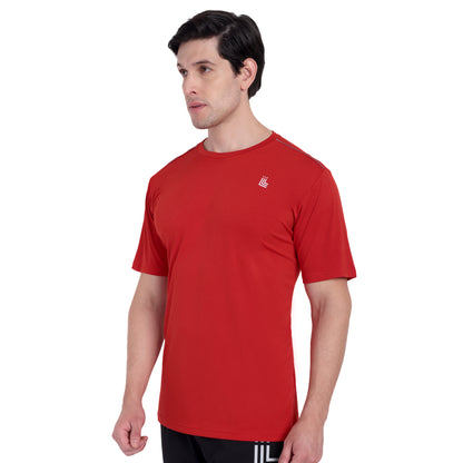 Red Rapid Dry Training T-Shirt for Men