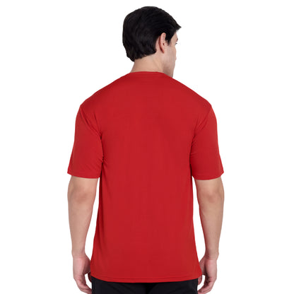 Red Rapid Dry Training T-Shirt for Men