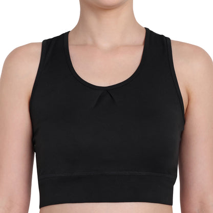 Black Gym Co-Ord Set For Women