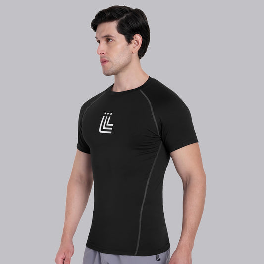 Black Compression T-shirt For Men
