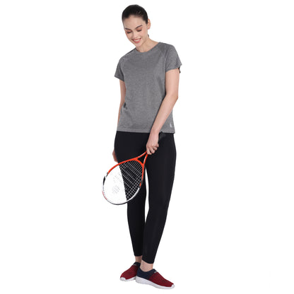 Rapid Dry Active Wear Grey T-shirt For Women