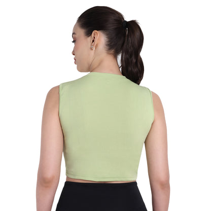 Lime Green Gym Tank Top For Women