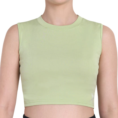 Lime Green Gym Tank Top For Women